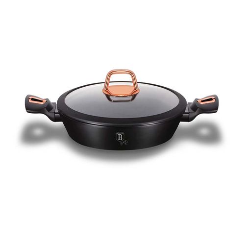 תמונת מוצר נוספת סיר בישול רדוד איכותי  BERLINGERHAUS Black Rose BH-1640N 