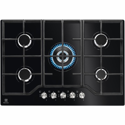 כיריים גז 5 להבות Electrolux דגם KGG7536K שחור