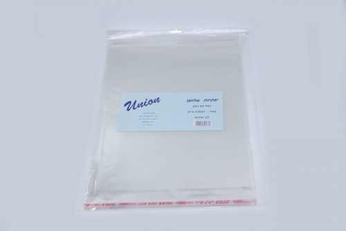 צלופן עם הדבקה 25X35 (25 יח')