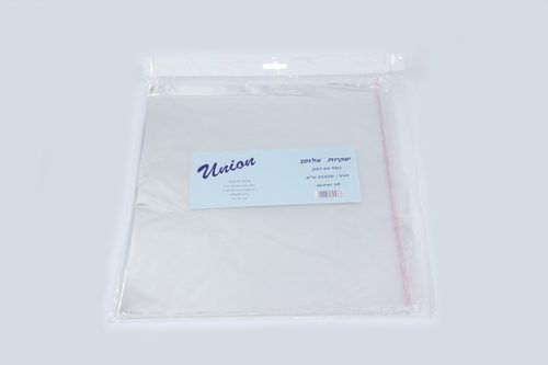 צלופן עם הדבקה 35X50 (10 יח')