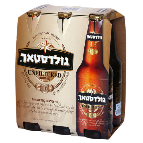 בירה גולדסטאר לא מסונן 330 מ
