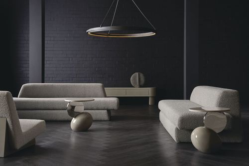  מזנון אובלי BOWIE TV CONSOLE
