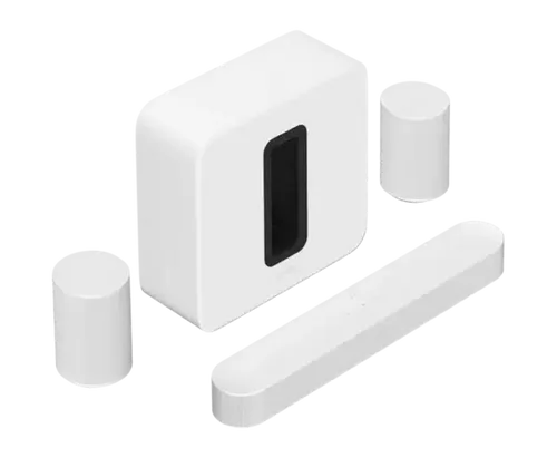 מערכת סונוס מושלמת במחיר מבצע -  Sonos Sub + Beam Gen2 + 2 Era 100