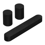 מערכת סונוס מושלמת במחיר מבצע -  Sonos Beam Gen2 + 2 Era 100