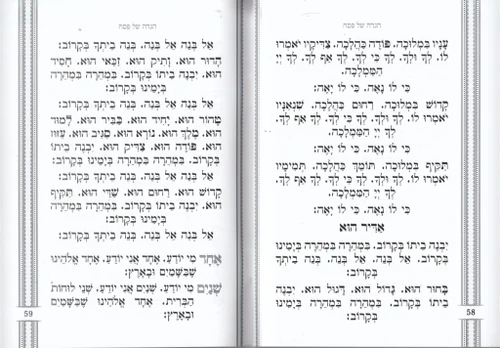 הגדה של פסח כריכה רכה דמוי עור