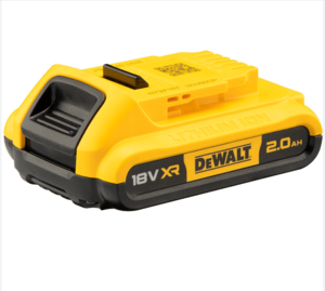 סוללה 2 אמפר דיוולט - DeWALT 18V 2.0Ah  Li-Ion *שתיים ללקוח*