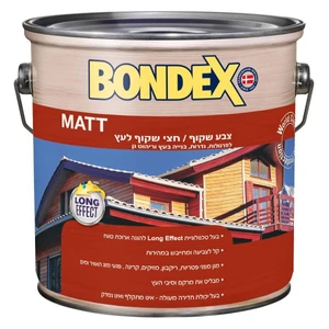 צבע לעץ בונדקס מט 5 ליטר Bondex Matt 