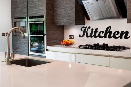 שלט kitchen קלאסי עשוי אלוקבונד אלומיניום 80 ס
