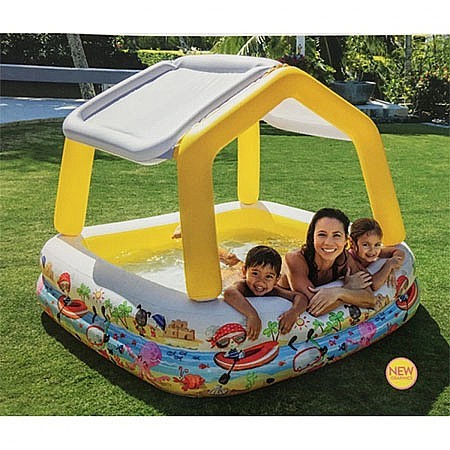 בריכה מתנפחת כולל גגון לצל INTEX 57470