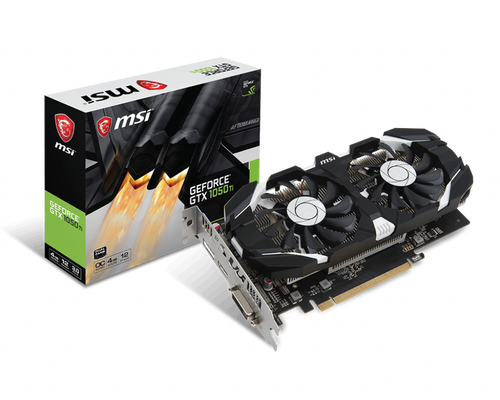 כרטיס מסך MSI GeForce GTX 1050 Ti 4GT OCV1