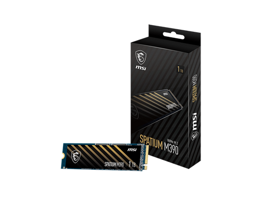 כונן פנימי MSI SSD PCIe Gen3 SPATIUM M390 1000GB