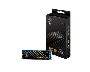 כונן פנימי MSI SSD PCIe Gen3 SPATIUM M390 1000GB