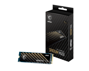 כונן פנימי MSI SSD PCIe Gen4 SPATIUM M450 1000GB