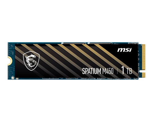 כונן פנימי MSI SSD PCIe Gen4 SPATIUM M450 1000GB