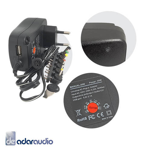 שנאי אוניברסלי Manual-30W