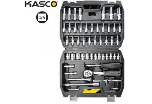סט בוקסות \"1/4 - 62 חלקים KASCO