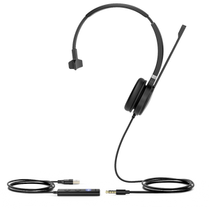 מערכת ראש חוטית למחשב אוזן אחת YEALINK UH36 M USB