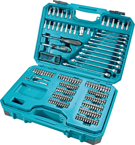 סט מקצועי 221 ביטים ובוקסות במזוודה MAKITA E-10883