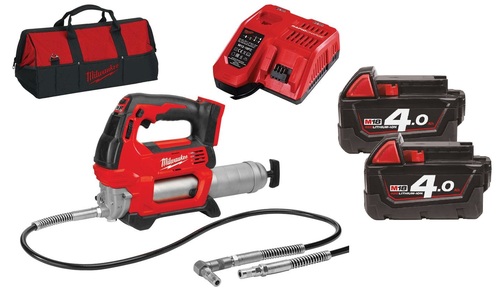 מגרזת נטענת 18V כולל 2 סוללות 4AH דגם Milwaukee M18 GG