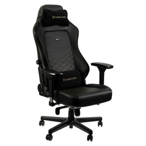 כיסא גיימינג Noblechairs Hero BLACK/GOLD בצבע שחור/ זהב