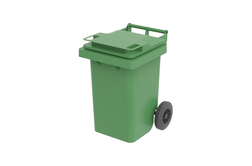 עגלת אשפה דולב 60 ליטר בצבעים שונים 