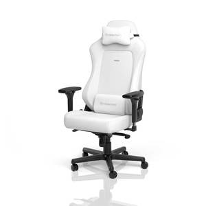 כיסא גיימינג Noblechairs Hero WHITE EDITION בצבע לבן