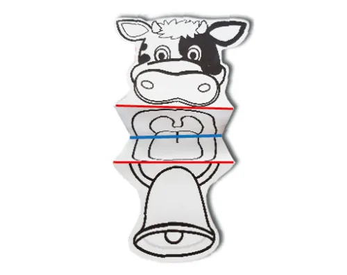 עבודת יצירה - הפרה המדברת - 36 יח'