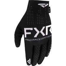 כפפות רכיבה אף אקס אר שחור /לבן - FXR PRO FIT AIR