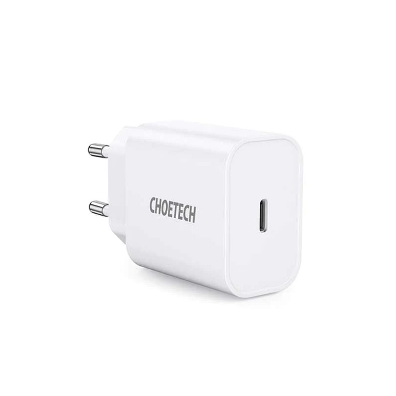 מטען קיר מהיר USB-C PD בהספק 20W מבית CHOETECH