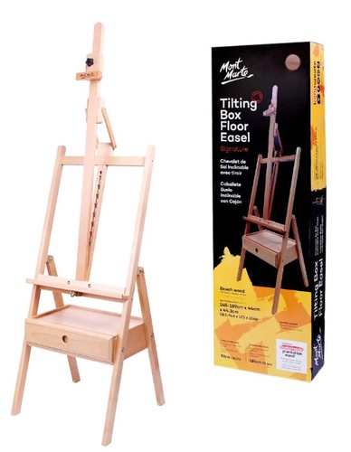 כן ציור מקצועי MONT MARTE Titling Box Floor Easel