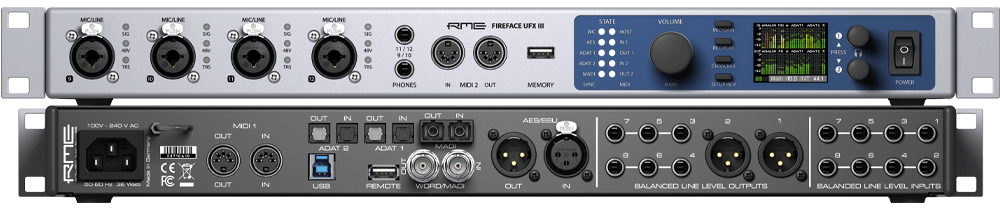 כרטיס קול RME Fireface UFX III