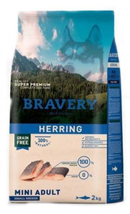 בריוורי לכלב בוגר היפואלרגני הרינג 2 ק"ג - BRAVERY