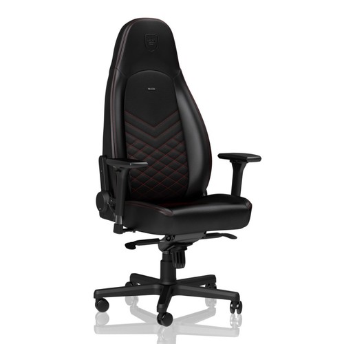 כיסא גיימינג NOBLECHAIRS ICON BLACK/RED בצבע שחור/אדום