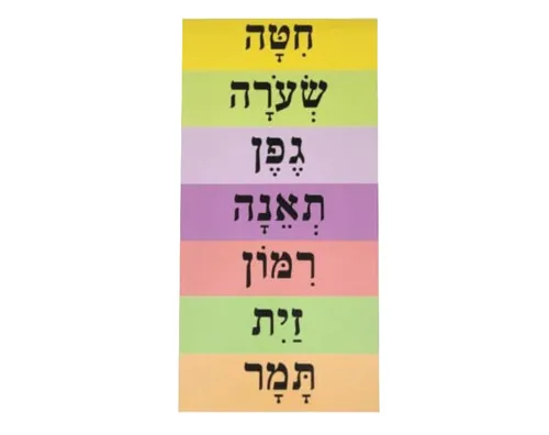 ערכת קישוט והמחשה - שבעת המיניםערכת קישוט והמחשה - שבעת המינים