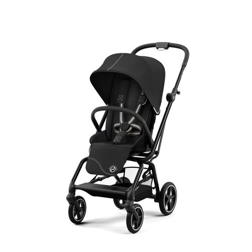 עגלת תינוק משולבת טיולון Eezy S Twist +2-  שלד שחור ידית שחור 
