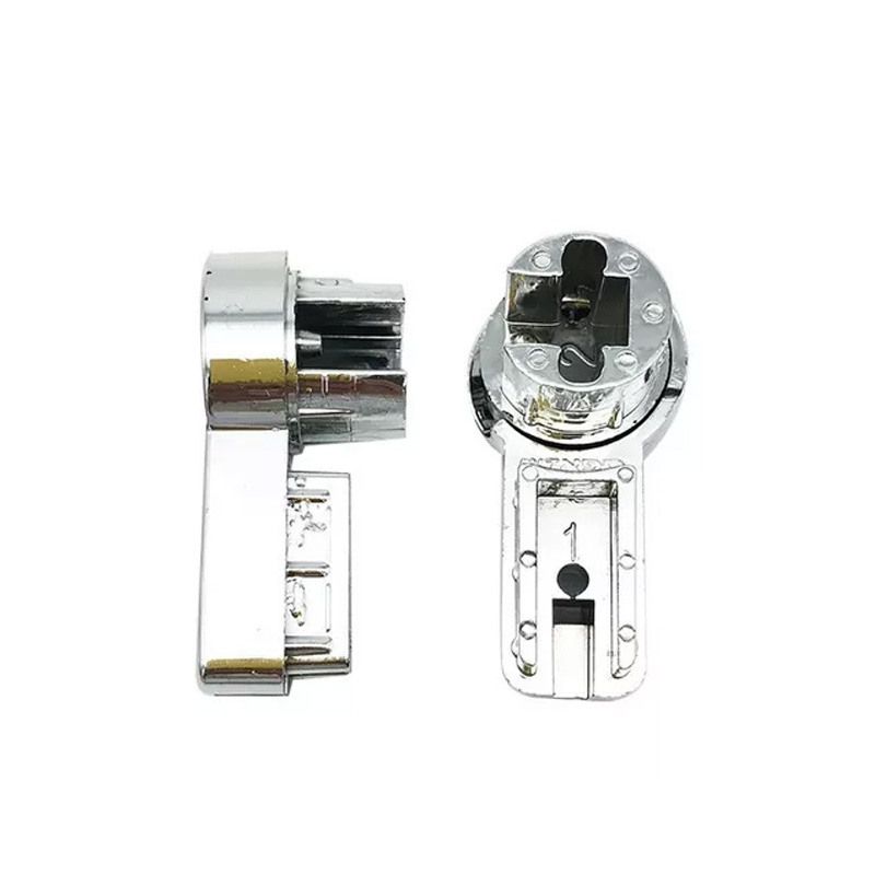 דלתא - זוג צירים לדלת מקלחון (כרום) ספאדיני