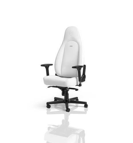 כיסא גיימינג Noblechairs ICON WHITE EDITION בצבע לבן