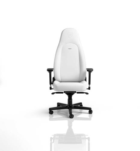 כיסא גיימינג Noblechairs ICON WHITE EDITION בצבע לבן