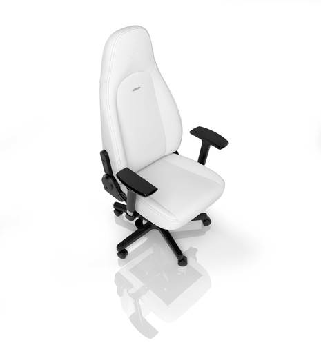 כיסא גיימינג Noblechairs ICON WHITE EDITION בצבע לבן