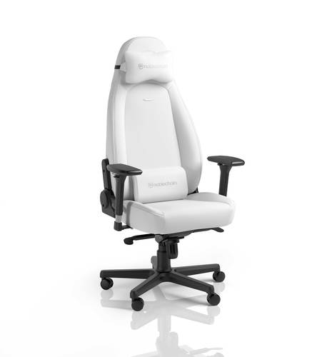 כיסא גיימינג Noblechairs ICON WHITE EDITION בצבע לבן