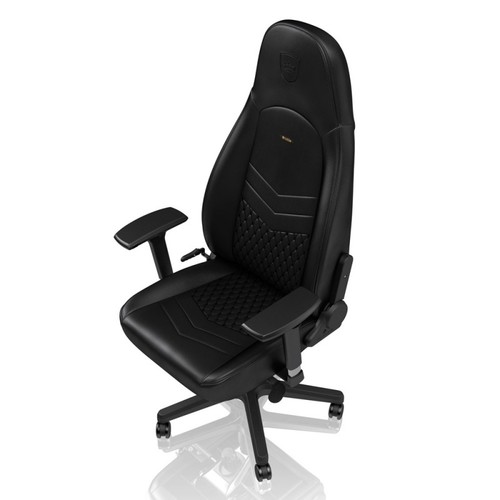 כיסא גיימינג Noblechairs ICON REAL LEATHER BLACK עור אמיתי