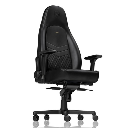 כיסא גיימינג Noblechairs ICON REAL LEATHER BLACK עור אמיתי