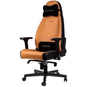 כיסא גיימינג Noblechairs ICON REAL LEATHER COGNAC/BLACK עור אמיתי