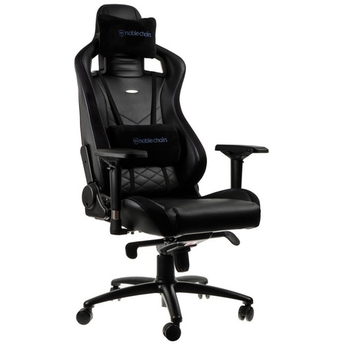 כיסא גיימיניג Noblechairs EPIC BLACK/BLUE בצבע שחור/כחול