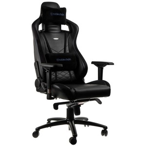 כיסא גיימיניג Noblechairs EPIC BLACK/BLUE בצבע שחור/כחול