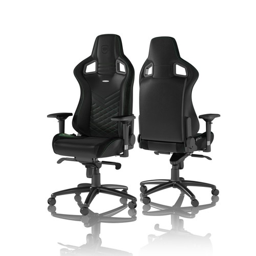 כיסא גיימיניג Noblechairs EPIC BLACK/GREEN בצבע שחור/ירוק