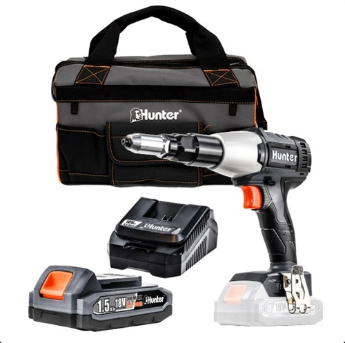אקדח ניטים 18V נטען + סוללה 2.5 ומטען