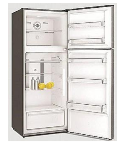 מקרר ‏מקפיא עליון Amcor HR491SS ‏416 ‏ליטר- צבע כסוף