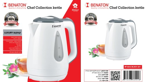  ‏קומקום חשמלי 1.7 ליטר Benaton BT-8041