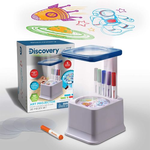Discovery - מקרן אומנות ויצירה + 6 טושים